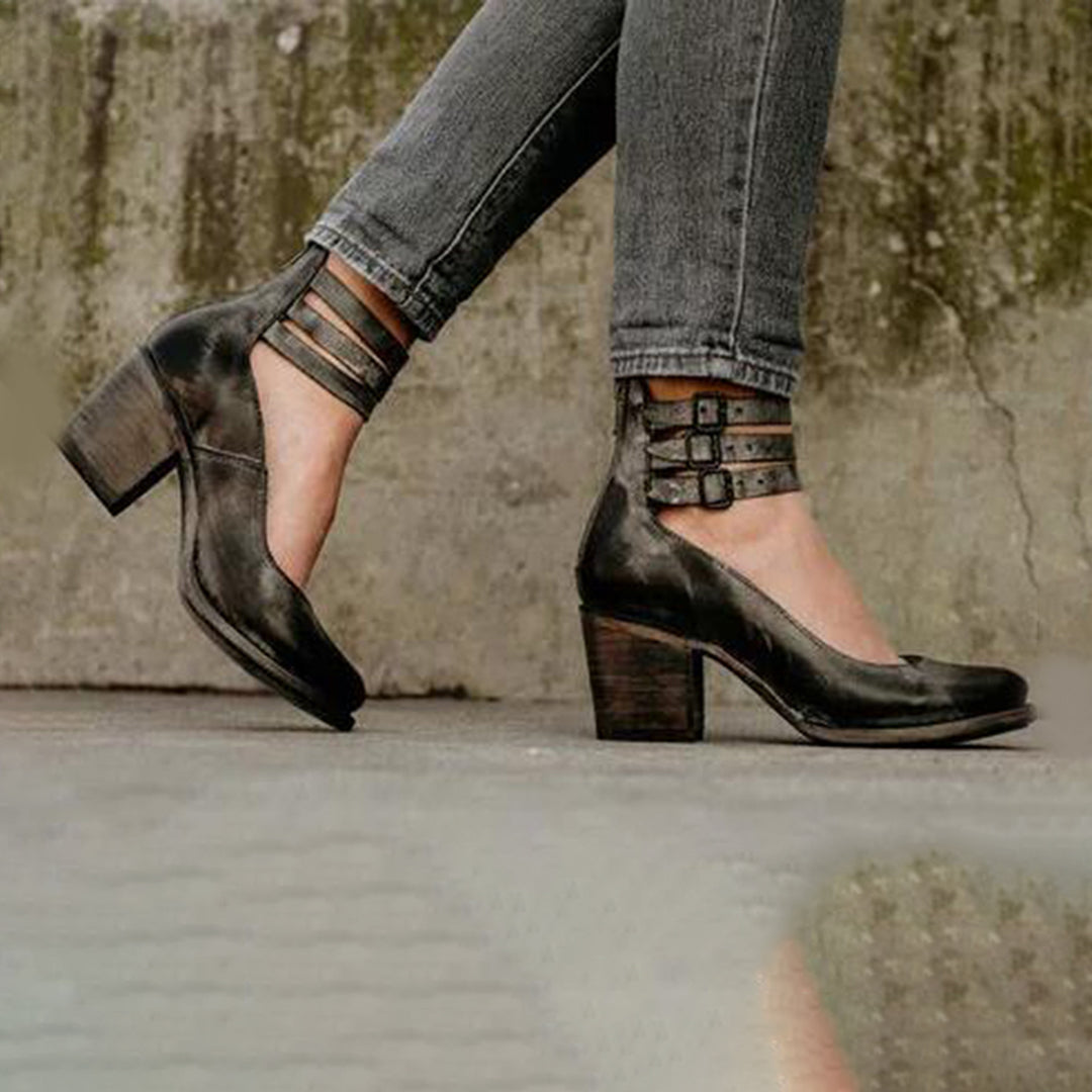 Scarpe con Tacco Largo Donna | Pumps Eleganti e Comode per Tutti i Giorni | Giulia