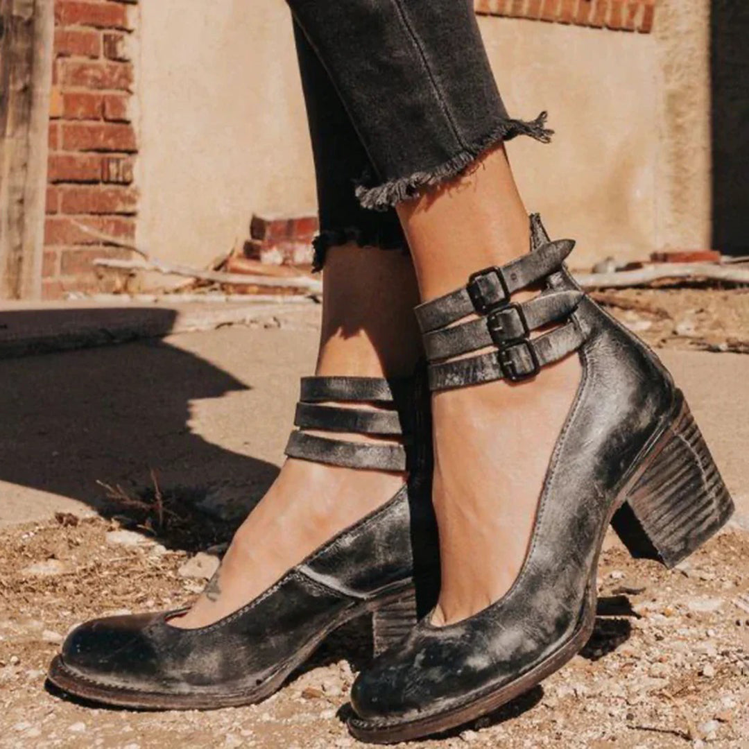 Scarpe con Tacco Largo Donna | Pumps Eleganti e Comode per Tutti i Giorni | Giulia