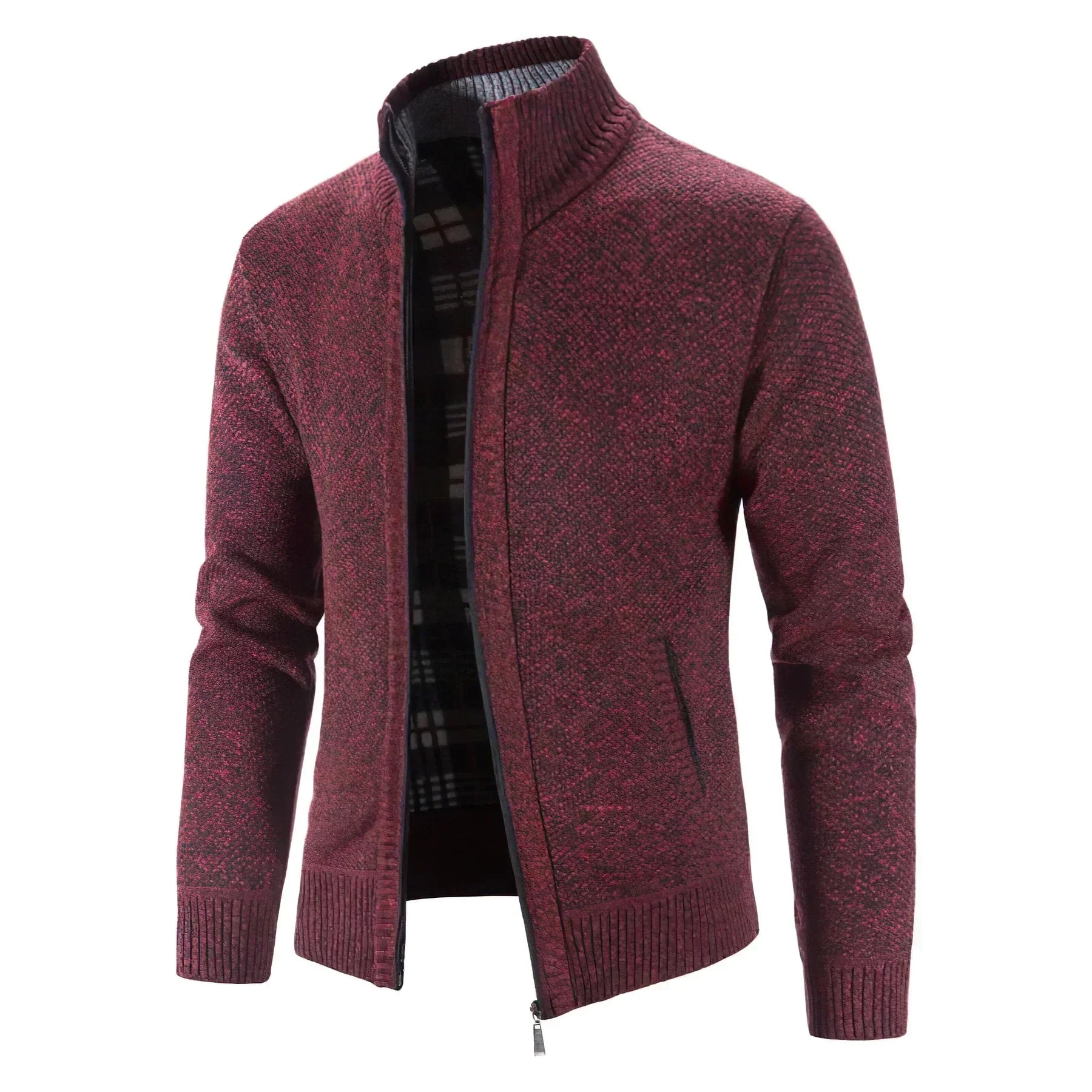 Cardigan Uomo con Zip | Maglione in Maglia Morbida & Comodo per Tutti i Giorni | Matteo