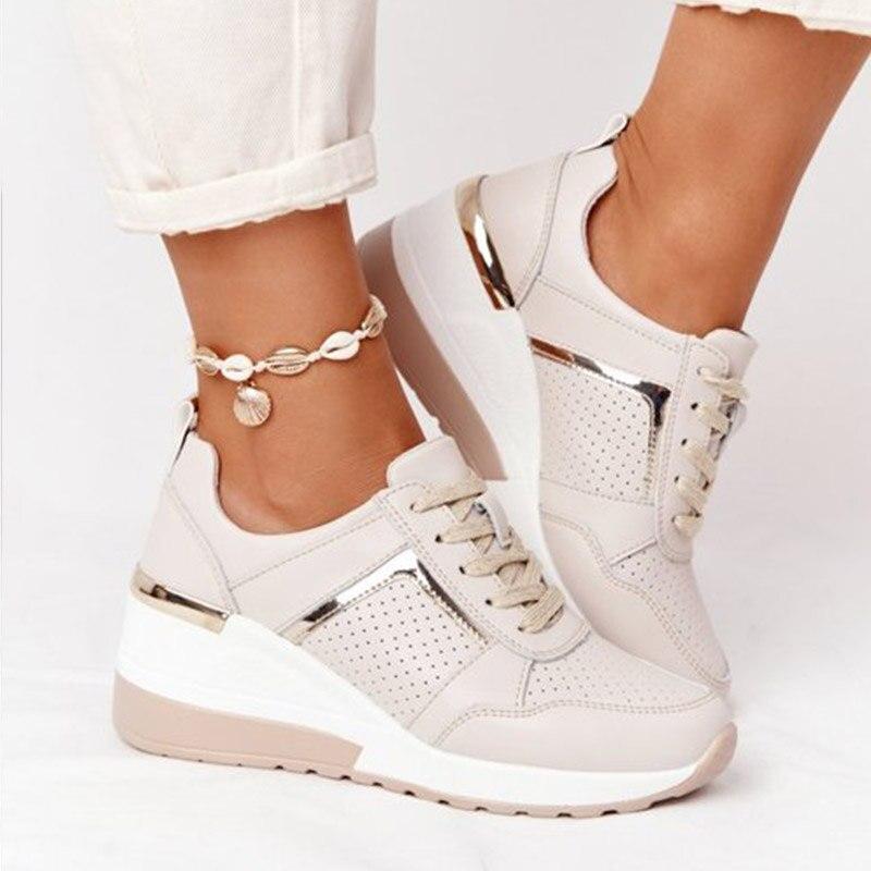 Sneakers da Donna Comode con Zeppa | Eleganti e Leggere | Noëlle