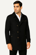 Trench Uomo Elegante | Cappotto Lungo Classico & Moderno | Alessandro