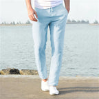 Pantaloni Uomo in Lino Leggero | Eleganza Casual Estiva | Luca