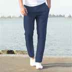 Pantaloni Uomo in Lino Leggero | Eleganza Casual Estiva | Luca