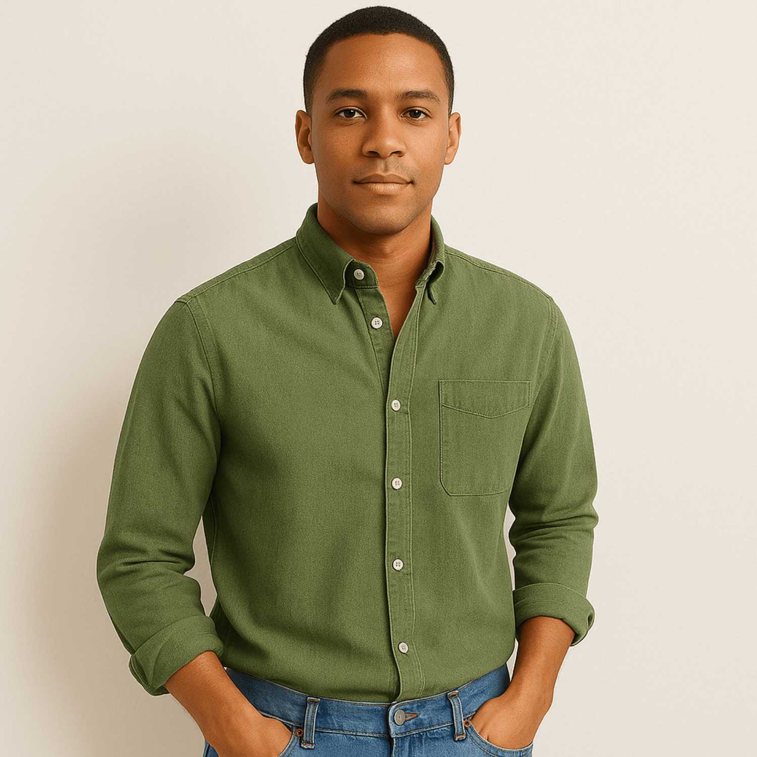 Camicia Classica a Maniche Lunghe da Uomo | Stile Versatile ed Elegante | Elias
