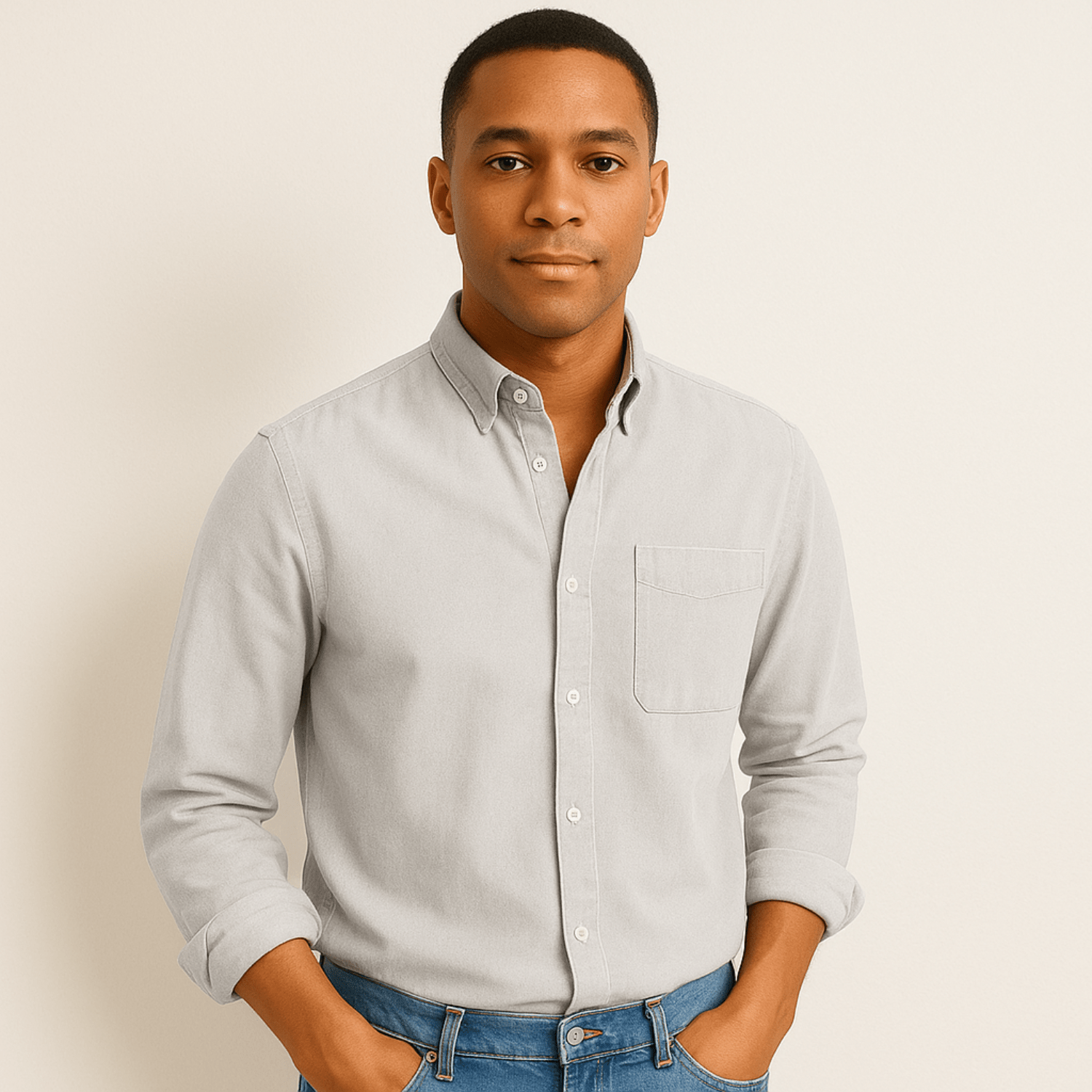 Camicia Classica a Maniche Lunghe da Uomo | Stile Versatile ed Elegante | Elias