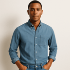Camicia Classica a Maniche Lunghe da Uomo | Stile Versatile ed Elegante | Elias