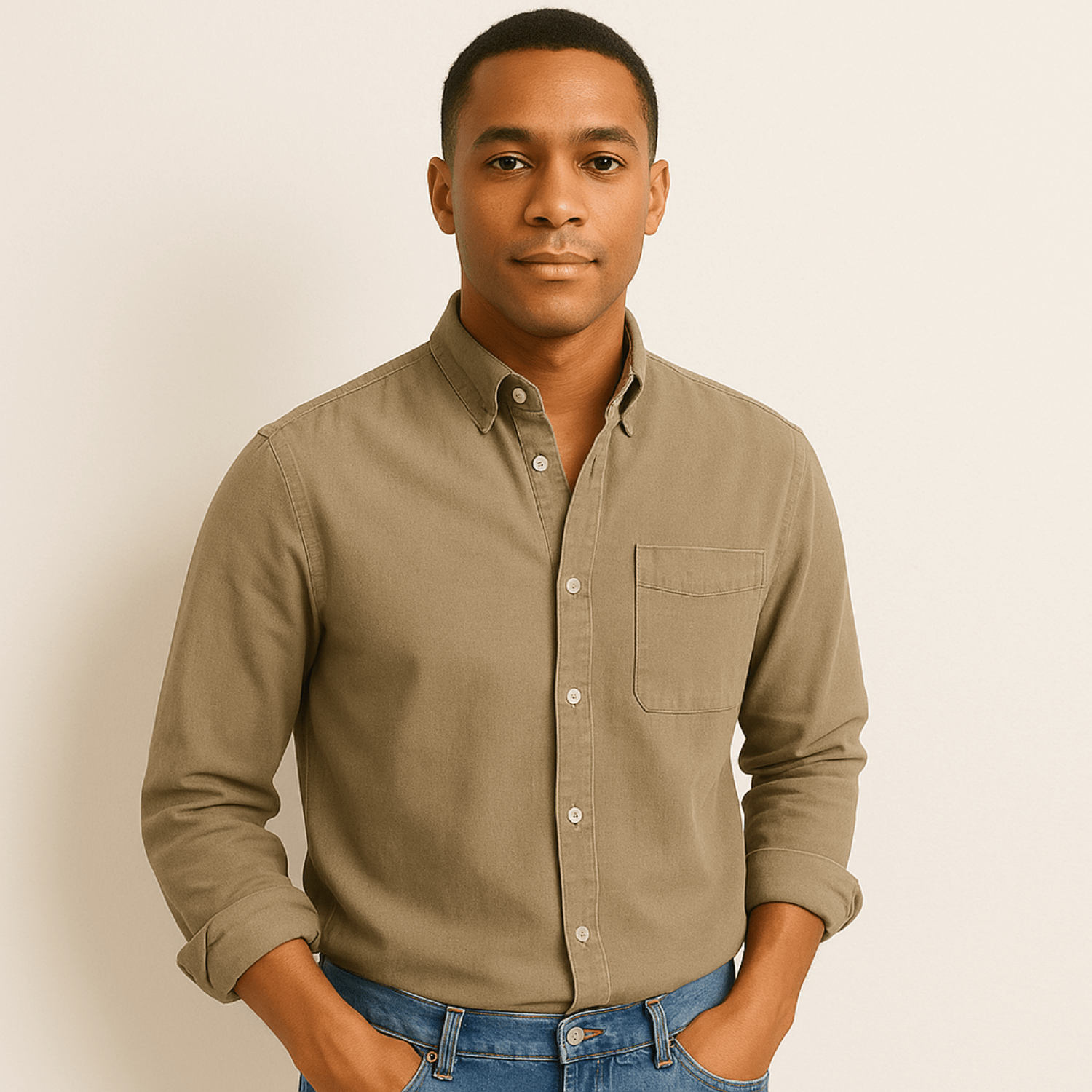 Camicia Classica a Maniche Lunghe da Uomo | Stile Versatile ed Elegante | Elias