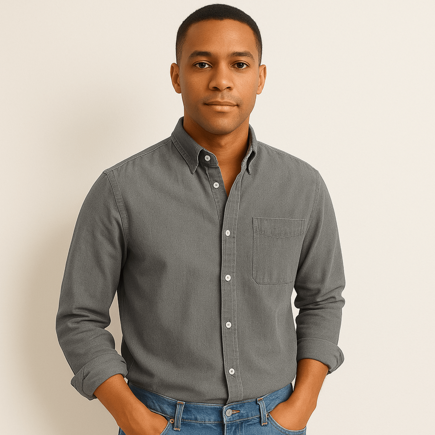 Camicia Classica a Maniche Lunghe da Uomo | Stile Versatile ed Elegante | Elias