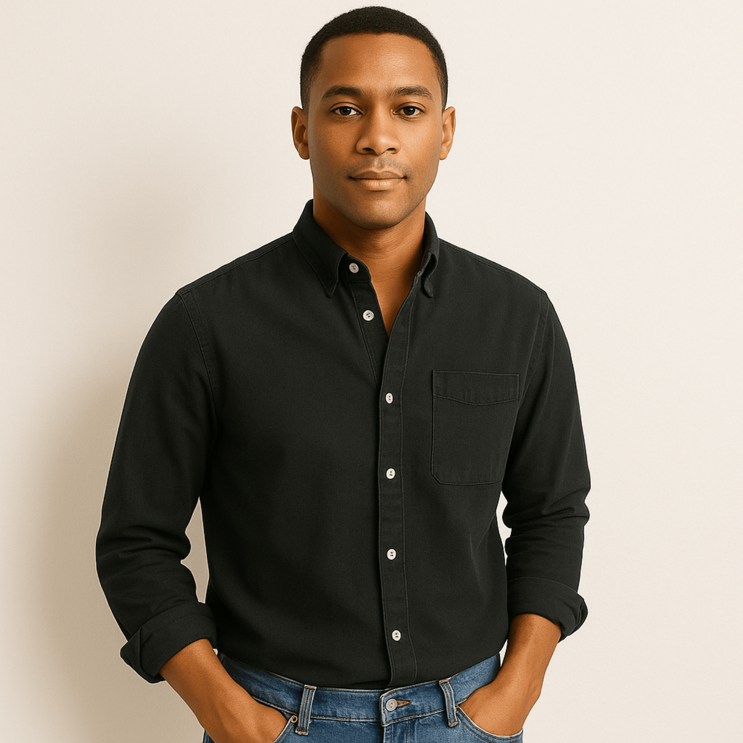 Camicia Classica a Maniche Lunghe da Uomo | Stile Versatile ed Elegante | Elias