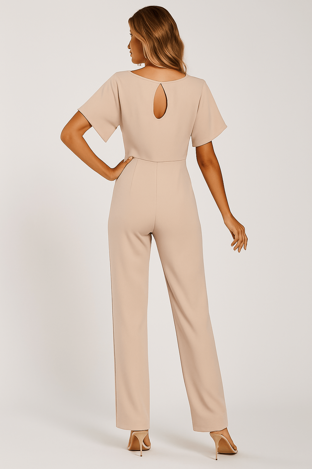 Tuta Elegante con Cintura | Design a Gamba Larga per Donna | Elva