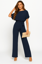 Tuta Elegante con Cintura | Design a Gamba Larga per Donna | Elva