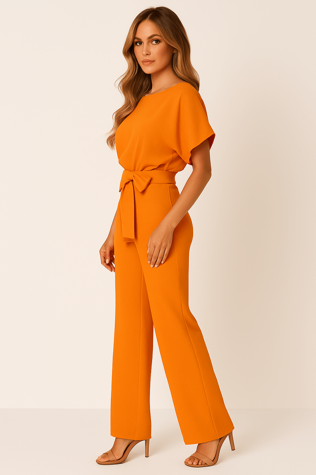 Tuta Elegante con Cintura | Design a Gamba Larga per Donna | Elva