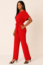 Tuta Elegante con Cintura | Design a Gamba Larga per Donna | Elva