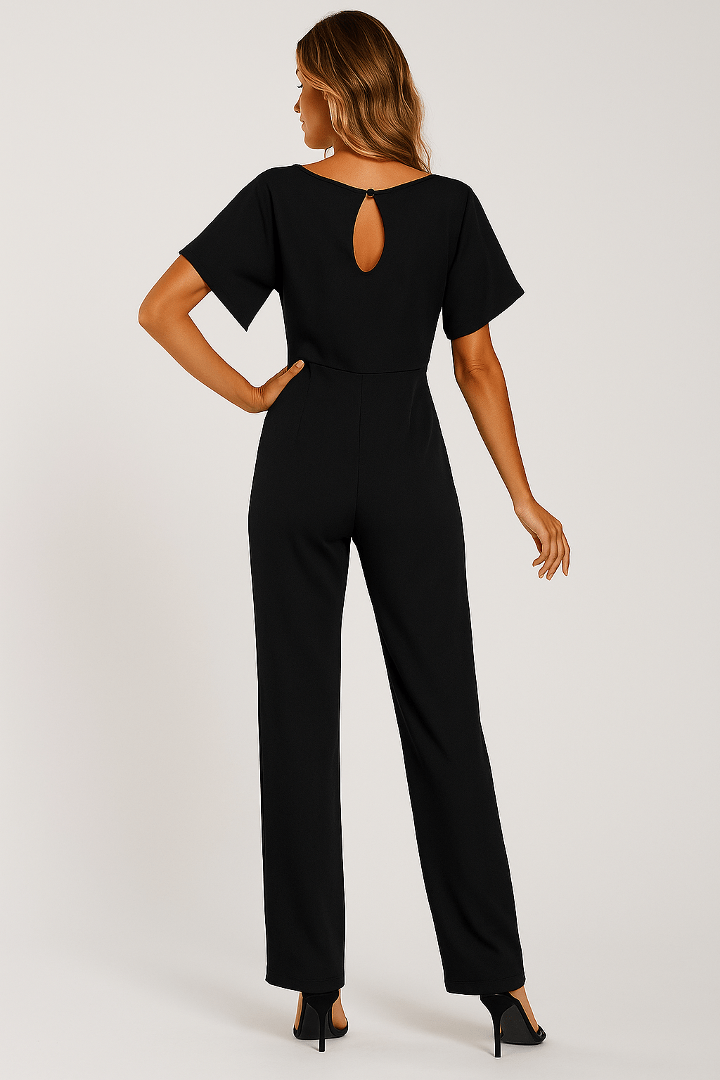 Tuta Elegante con Cintura | Design a Gamba Larga per Donna | Elva