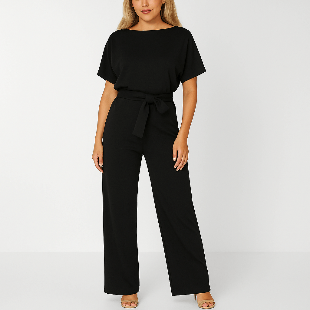 Tuta Elegante con Cintura | Design a Gamba Larga per Donna | Elva