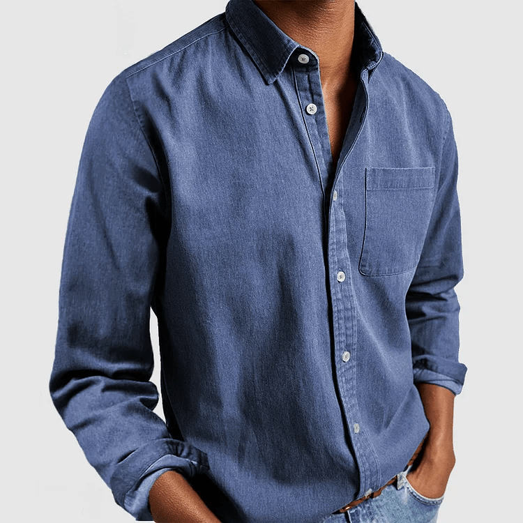 Camicia Classica a Maniche Lunghe da Uomo | Stile Versatile ed Elegante | Elias