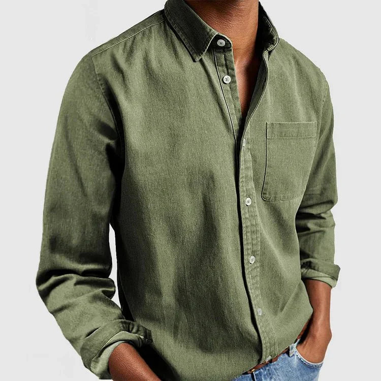 Camicia Classica a Maniche Lunghe da Uomo | Stile Versatile ed Elegante | Elias