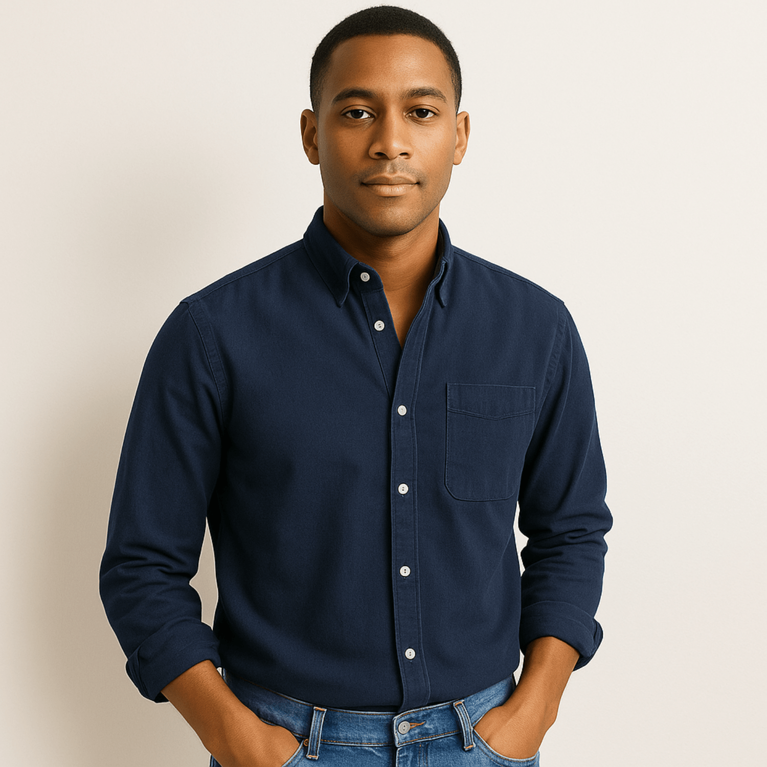 Camicia Classica a Maniche Lunghe da Uomo | Stile Versatile ed Elegante | Elias