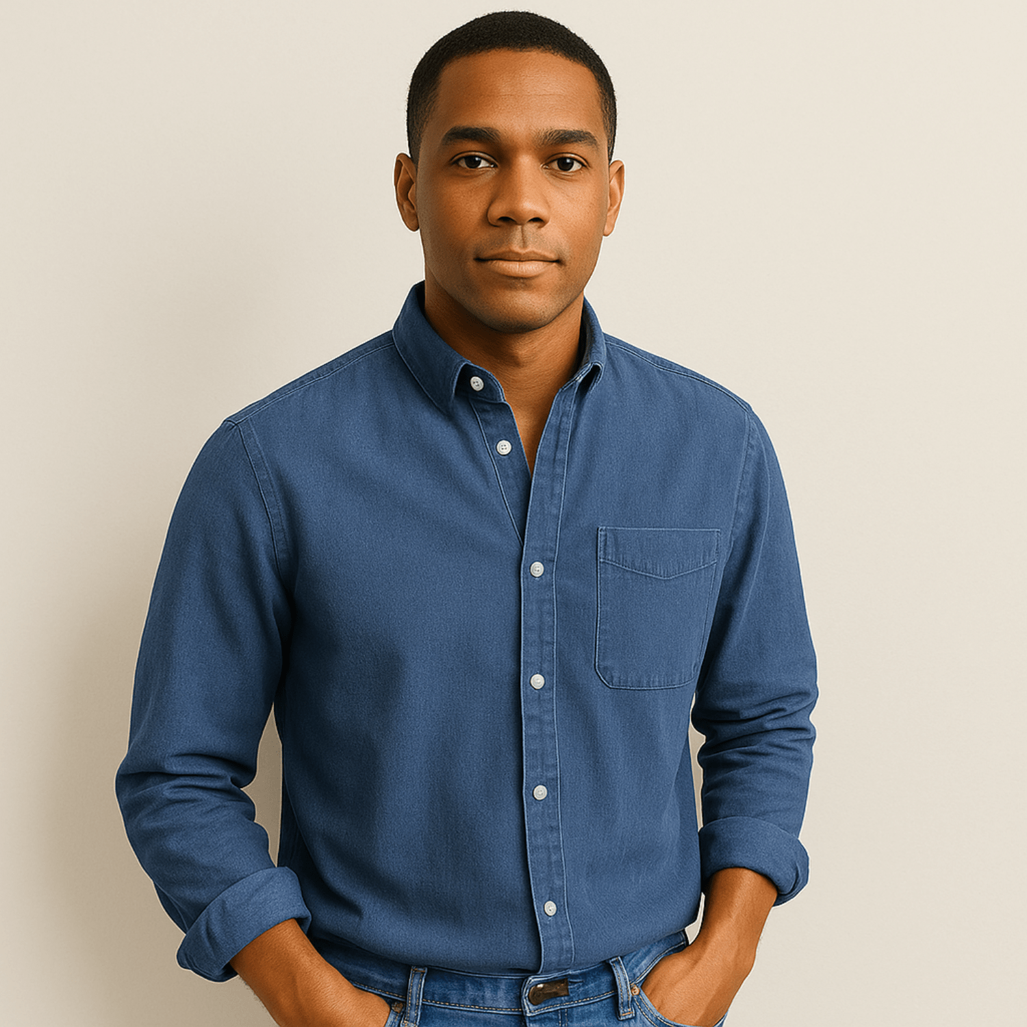 Camicia Classica a Maniche Lunghe da Uomo | Stile Versatile ed Elegante | Elias