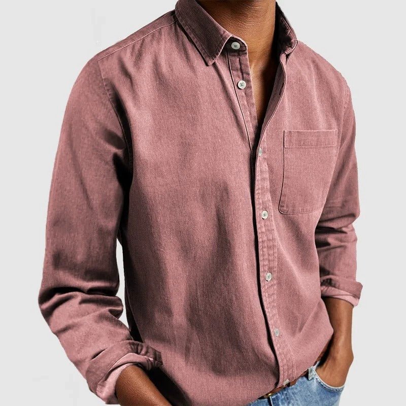Camicia Classica a Maniche Lunghe da Uomo | Stile Versatile ed Elegante | Elias