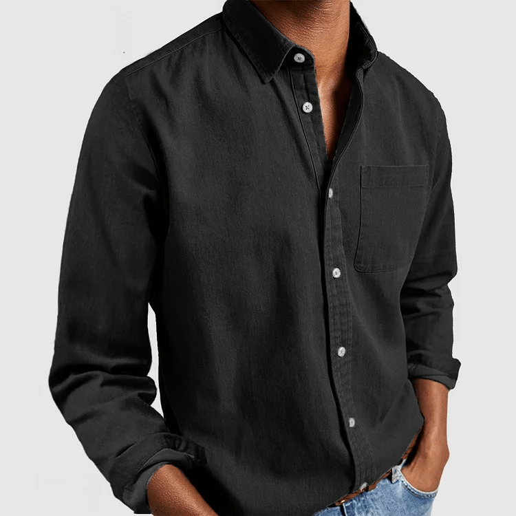 Camicia Classica a Maniche Lunghe da Uomo | Stile Versatile ed Elegante | Elias
