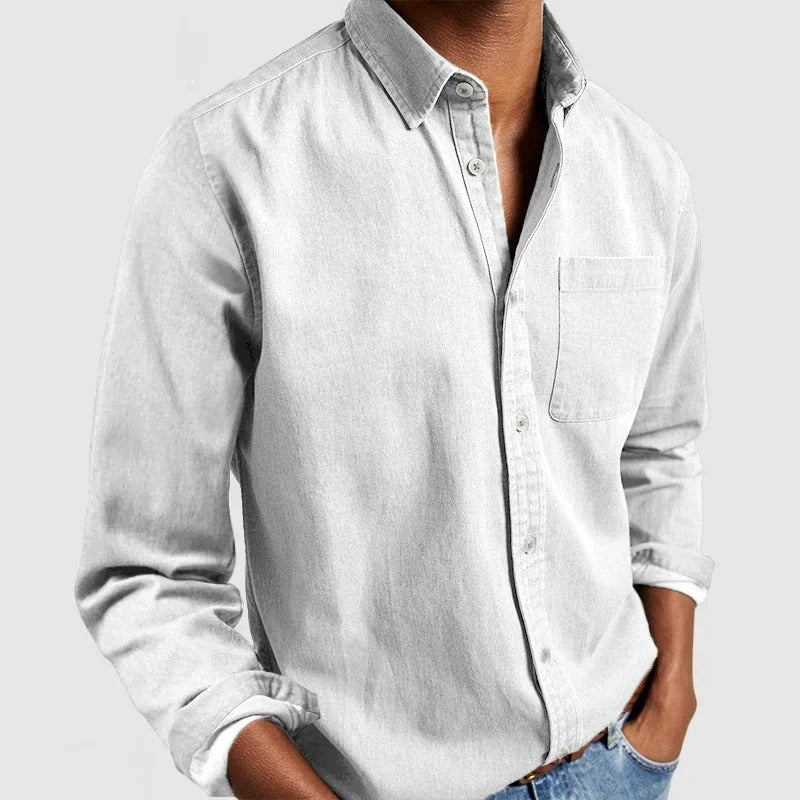 Camicia Classica a Maniche Lunghe da Uomo | Stile Versatile ed Elegante | Elias